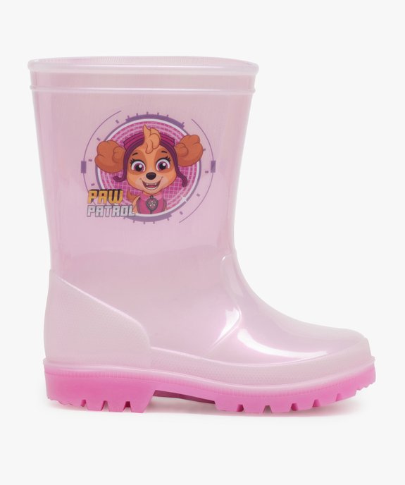 Bottes de pluie fille irisées - Pat’ Patrouille vue1 - PAT PATROUILLE - GEMO