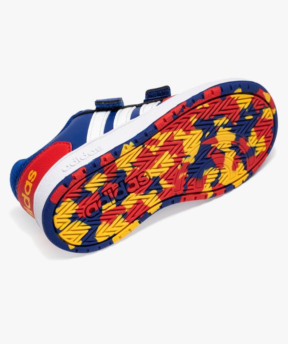 Baskets garçon multicolores à scratch – Adidas Hoops 2.0 vue6 - ADIDAS - GEMO