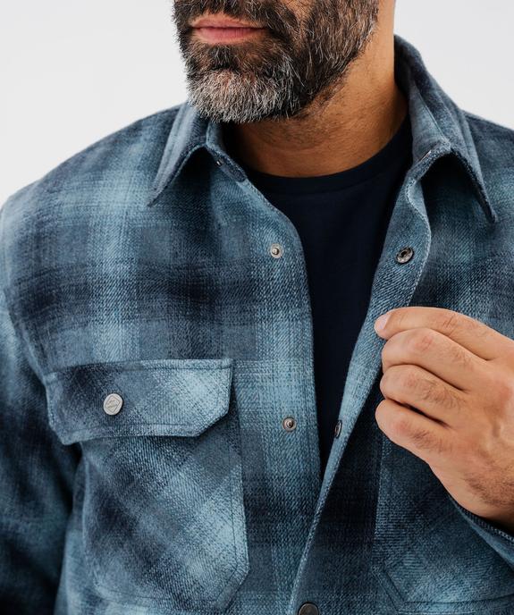Sur-chemise à carreaux avec doublure matelassée homme - Roadsign - ROADSIGN D Sur-chemise à carreaux avec doublure matelassée homme - Roadsign vue6 - ROADSIGN D - GEMO