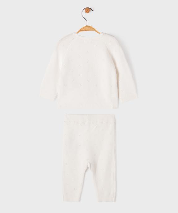 Ensemble 2 pièces en maille bébé fille brassière et pantalon - LuluCastagnette vue3 - LULU CASTAGNETTE GEMO FOR GOOD - GEMO