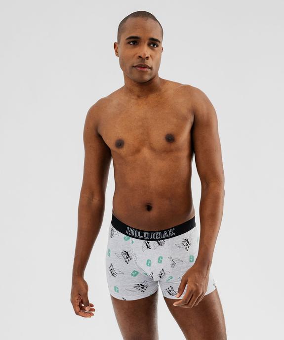 Boxers en coton stretch à motif Goldorak homme (lot de 2) vue1 - GOLDORAK - GEMO