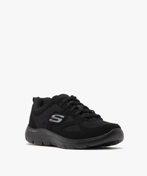 Baskets homme légères running en mesh Burns 2.0 - Skechers vue2 - SKECHERS - GEMO