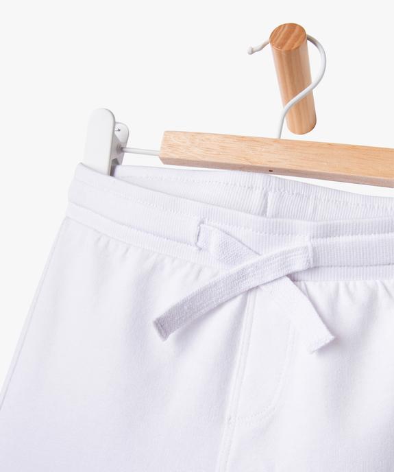 Short en maille avec ceinture bord-côte bébé garçon vue2 - GEMO(BEBE DEBT) - GEMO