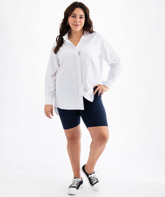 Short femme grande taille en maille à taille élastiquée vue8 - GEMO 4G GT - GEMO
