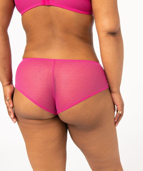Shorty en dentelle et tulle femme grande taille vue2 - GEMO(HOMWR FEM) - GEMO