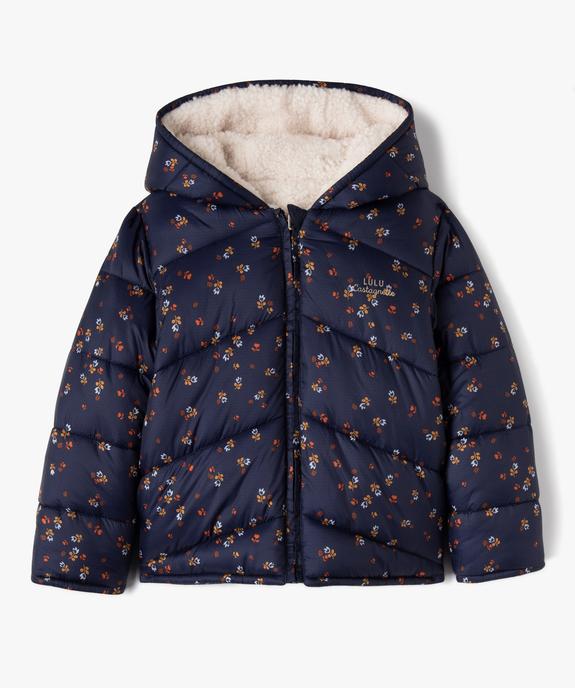 Blouson matelassé à capuche réversible fille - LuluCastagnette vue2 - LULUCASTAGNETTE - GEMO
