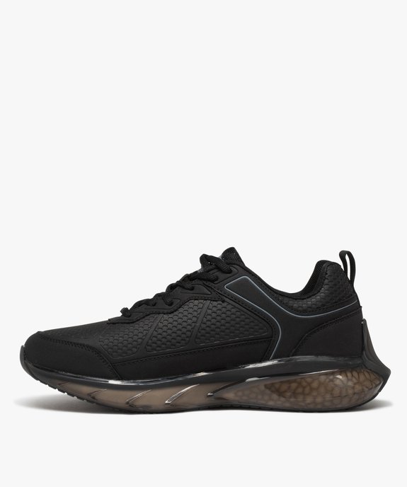 Baskets homme running dessus mat uni - Airness vue3 - AIRNESS - GEMO