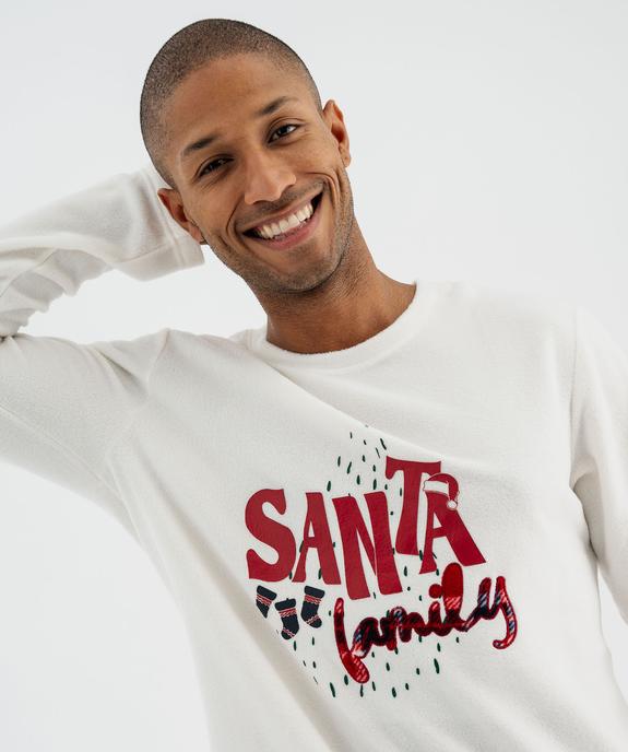 Pyjama en polaire spécial Noël homme vue2 - GEMO(HOMWR HOM) - GEMO