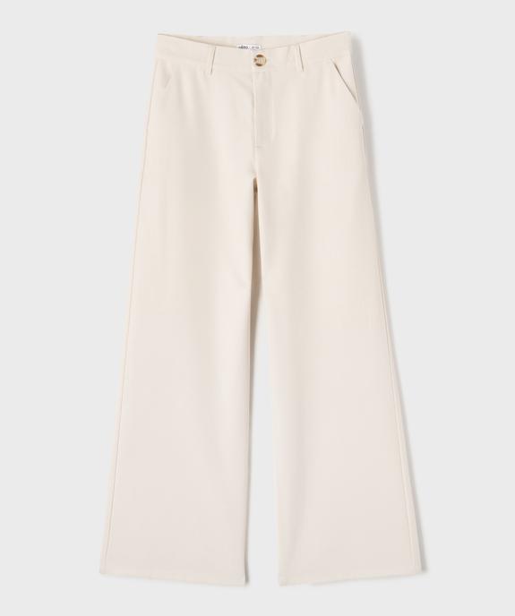 Pantalon large et fluide fille vue2 - GEMO (JUNIOR) - GEMO