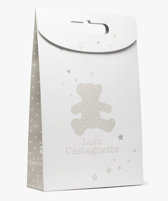 Pochette cadeau bébé en papier recyclé - LuluCastagnette vue1 - LULU CASTAGNETT - GEMO