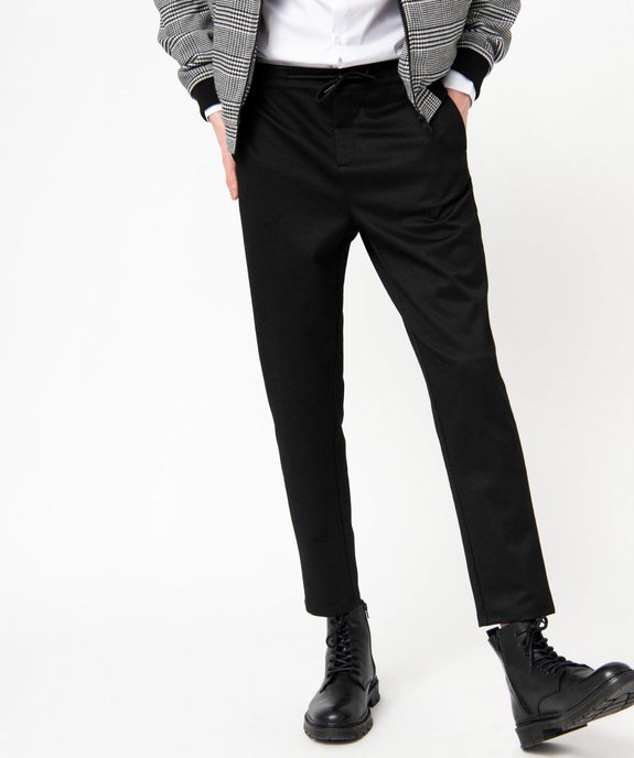 Pantalon homme en maille piquée vue1 - GEMO (HOMME) - GEMO