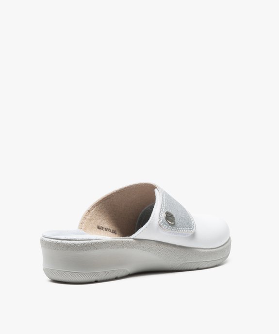 Sabots confort femme avec semelle intérieure cuir - Cloggy vue4 - GEMO (EQUIPT) - GEMO
