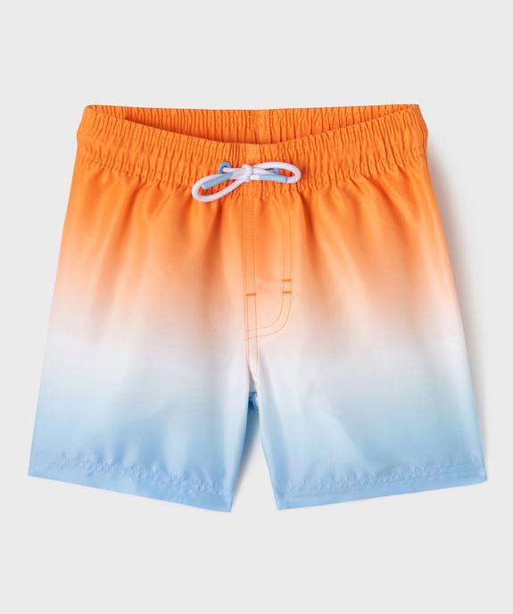 Short de surf coloris dégradé garçon vue1 - GEMO (ENFANT) - GEMO