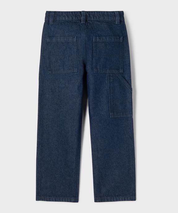 Jean Straight avec taille ajustable garçon - LuluCastagnette vue3 - LULU CASTAGNETTE GEMO FOR GOOD - GEMO