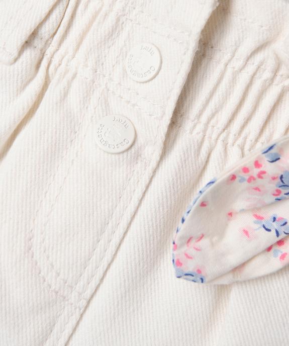 Jupe en toile coupe trapèze taille élastiquée bébé fille - LuluCastagnette vue2 - LULUCASTAGNETTE - GEMO