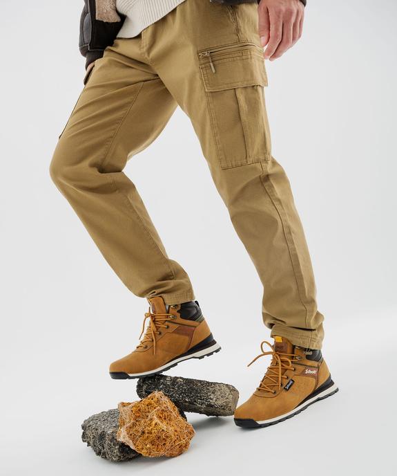 Chaussures montantes esprit randonnée homme - Schott N.Y.C. vue1 - SCHOTT - GEMO