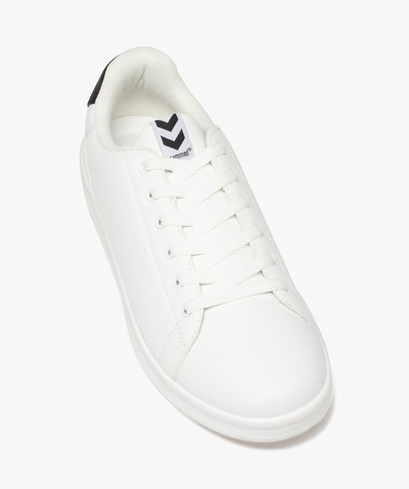 Baskets homme unies style rétro à lacets - Hummel Busan vue6 - HUMMEL - GEMO