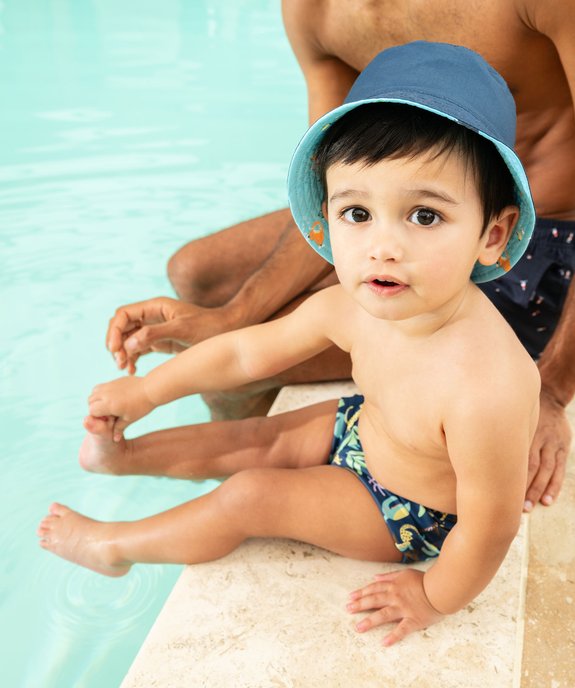 Chapeau bob à motifs marins réversible bébé garçon vue6 - GEMO(BEBE DEBT) - GEMO