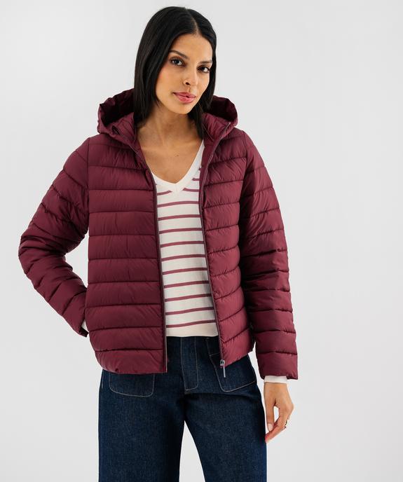 Doudoune légère à capuche femme vue1 - GEMO 4G FEMME - GEMO