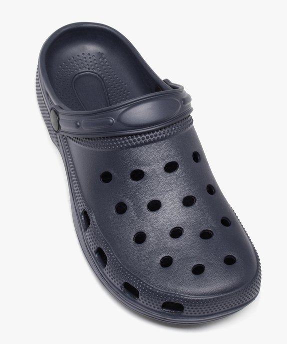 Sabots souples homme dessus uni perforé vue5 - GEMO (PLAGE) - GEMO