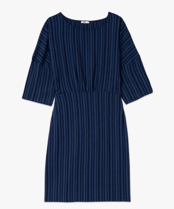 Robe rayée à manches chauve-souris femme vue4 - GEMO(FEMME PAP) - GEMO