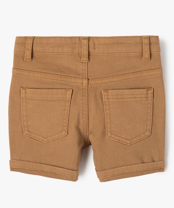 Short bébé garçon en toile de coton vue3 - GEMO(BEBE DEBT) - GEMO