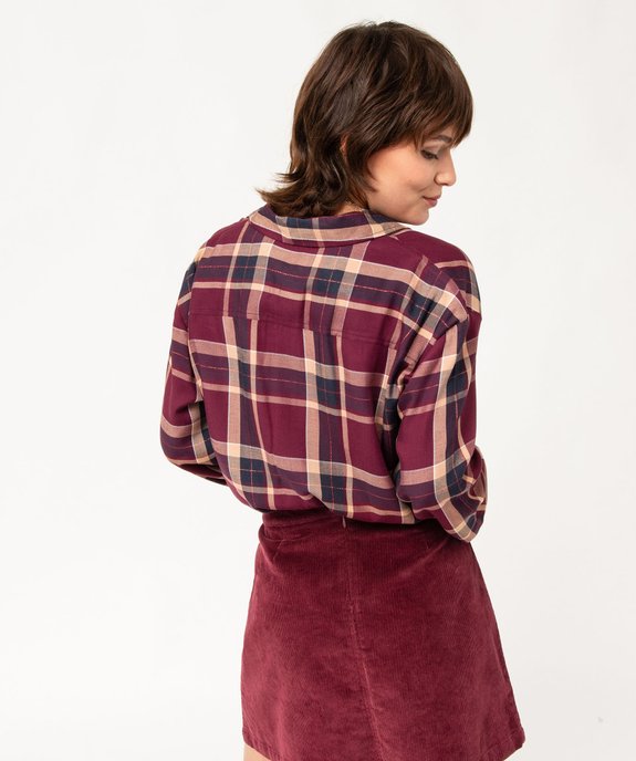 Chemise à carreaux femme - LuluCastagnette vue3 - LULUCASTAGNETTE - GEMO