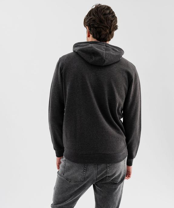 Sweat zippé à capuche homme vue3 - GEMO 4G HOMME - GEMO
