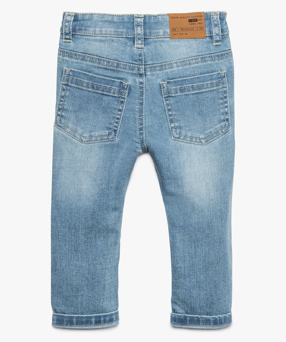 Jean bébé garçon stretch coupe slim vue2 - GEMO(BEBE DEBT) - GEMO
