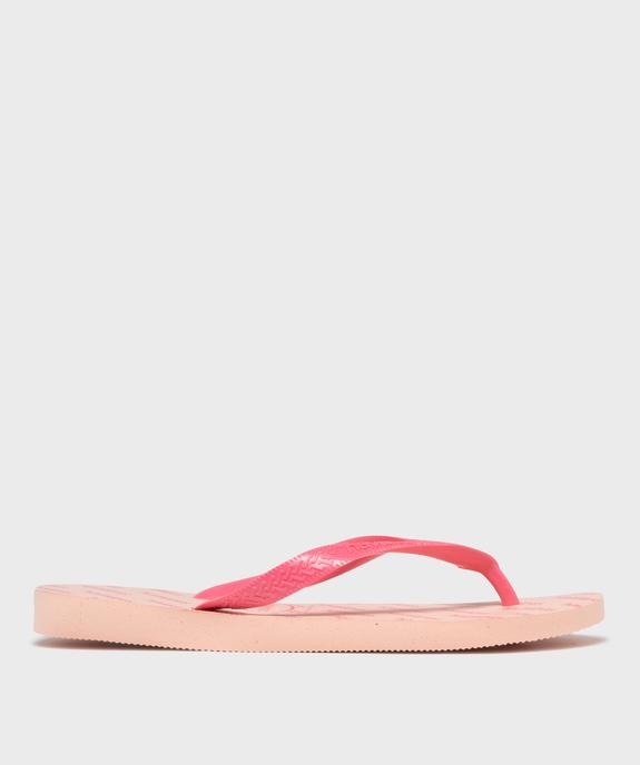 Tongs avec fines brides et semelle imprimée Top femme - Havaianas vue2 - HAVAIANAS - GEMO