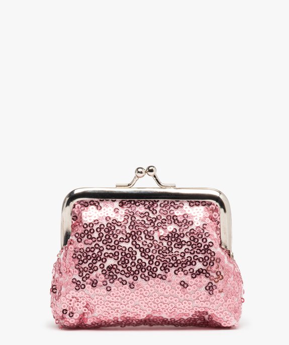 Porte-monnaie enfant à sequins brillants vue1 - GEMO (ENFANT) - GEMO