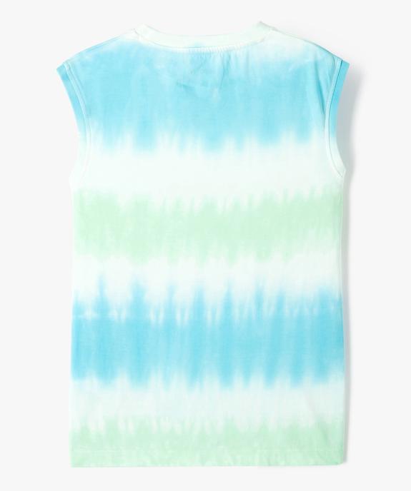 Débardeur garçon effet tie and dye avec motif poitrine vue3 - GEMO (ENFANT) - GEMO
