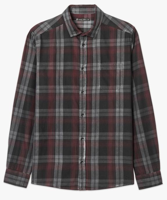 Chemise à carreaux vue4 - GEMO (HOMME) - GEMO