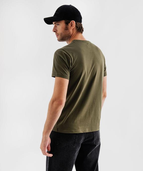 Tee-shirt à manches courtes et col rond homme vue7 - GEMO 4G HOMME - GEMO