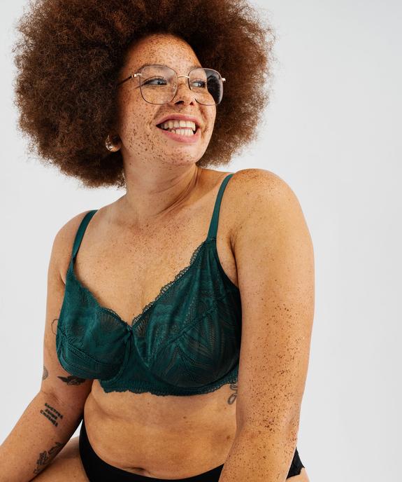 Soutien-gorge emboitant à armatures femme grande taille vue2 - GEMO(HOMWR FEM) - GEMO