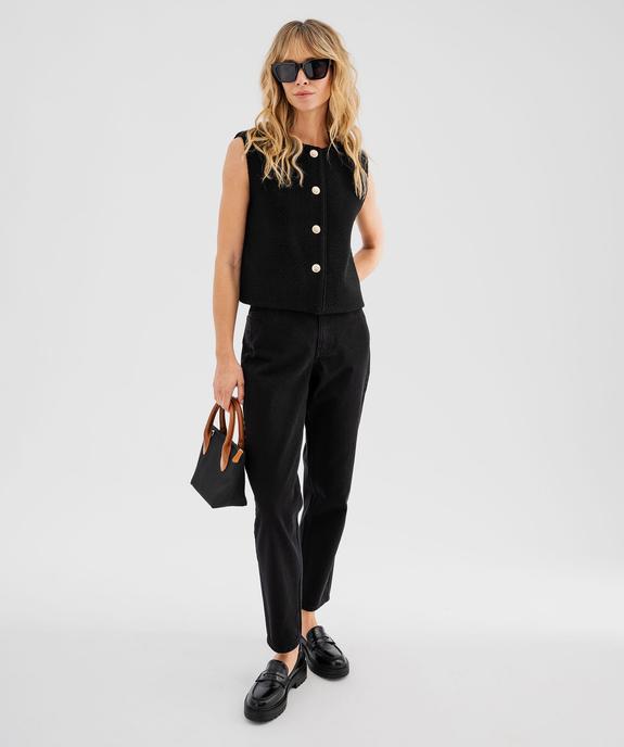 Jean mom taille haute femme vue9 - GEMO(FEMME PAP) - GEMO