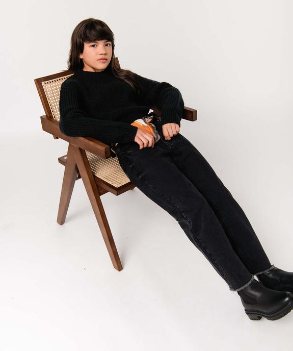 Pull fille court en grosse maille vue5 - GEMO (JUNIOR) - GEMO
