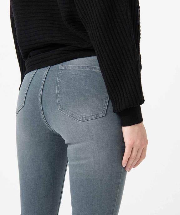 Jean femme coupe skinny taille haute vue5 - GEMO 4G FEMME - GEMO