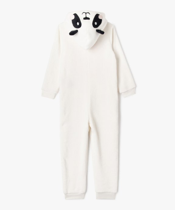Combinaison pyjama à capuche motif panda fille vue4 - GEMO (ENFANT) - GEMO