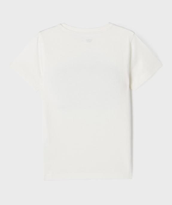 Tee-shirt manches courtes avec sequins réversibles garçon vue3 - GEMO 4G GARCON - GEMO