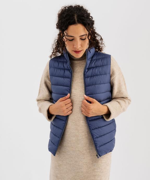 Doudoune fine sans manches à col montant femme vue2 - GEMO 4G FEMME - GEMO
