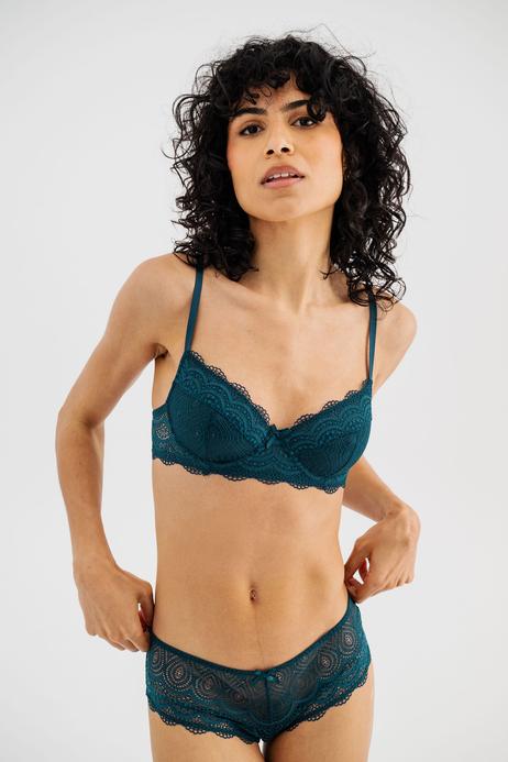 Soutien-gorge à armatures forme corbeille en dentelle vue1 - GEMO(HOMWR FEM) - GEMO