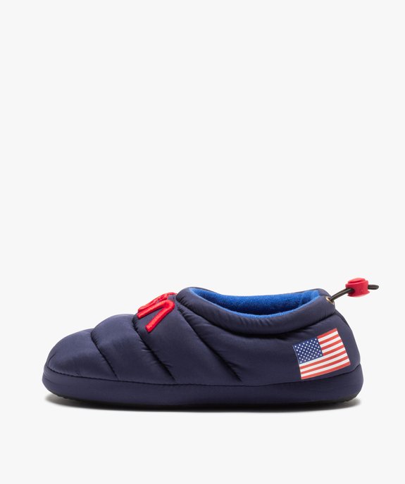 Chaussons garçon matelassés et brodés – Nasa vue3 - NASA - GEMO
