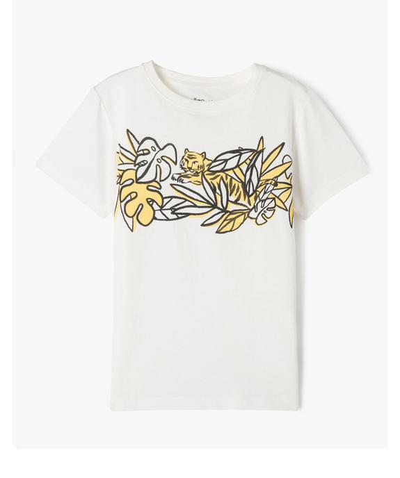 T-shirt imprimé nature garçon vue1 - GEMO (ENFANT) - GEMO