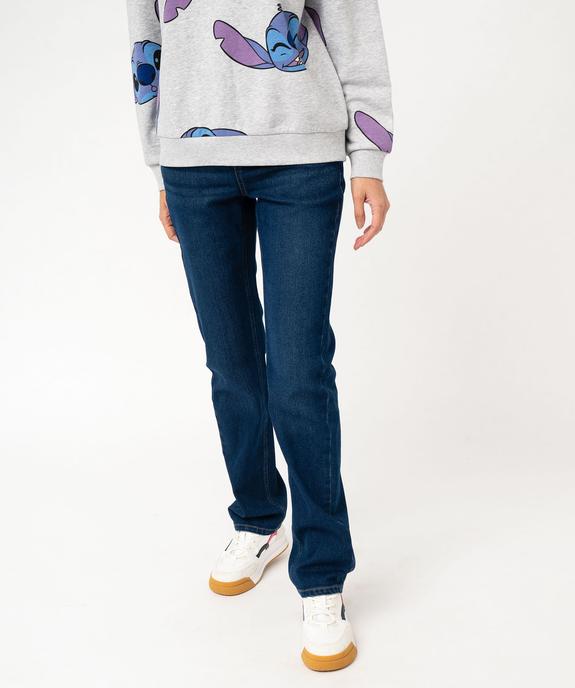 Jean Regular taille haute femme - Longueur L30 vue2 - GEMO(FEMME PAP) - GEMO