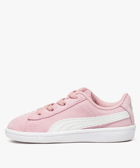 Tennis fille avec lacets élastiques - Puma vue3 - PUMA - GEMO