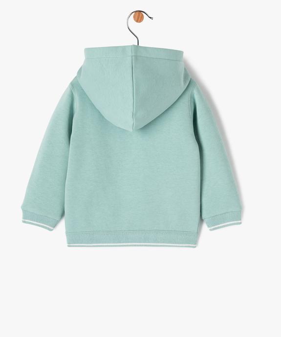 Sweat à capuche bébé garçon - LuluCastagnette vue4 - LULUCASTAGNETTE - GEMO