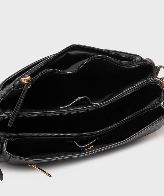 Sac besace multipoche à bandoulière amovible femme vue3 - GEMO (ACCESS) - GEMO