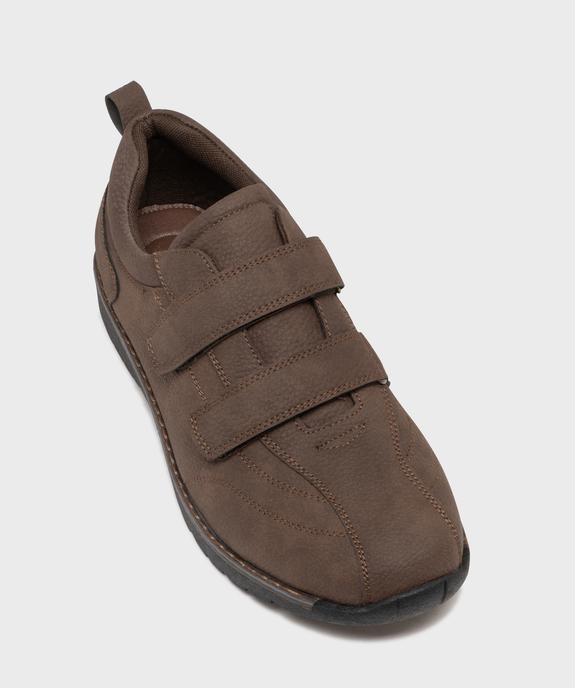 Chaussures confort fermeture scratch homme vue5 - G'FLEX - GEMO