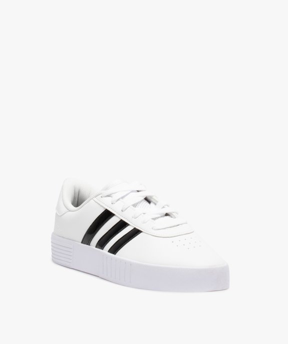 Baskets femme bicolores à lacets – Adidas Courtbold vue2 - ADIDAS - GEMO